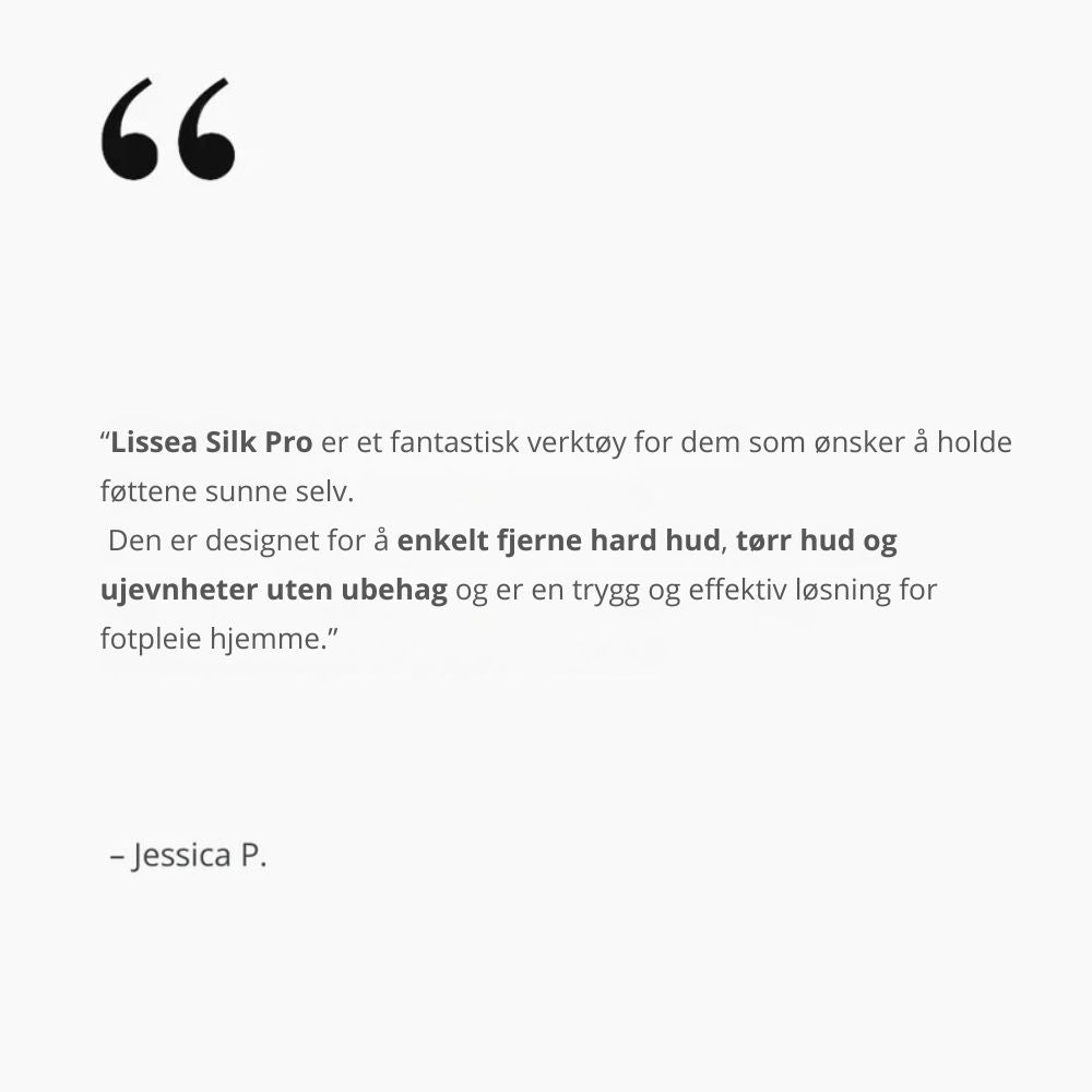 Lissea Silk Pro 2 – Myke føtter uten dyre salongbesøk