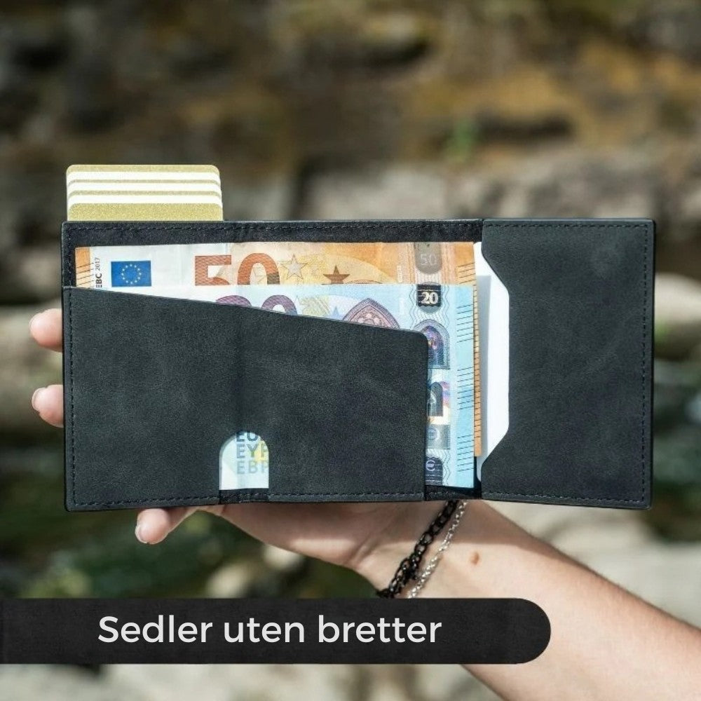 Stegvel 3.0 – Slank lommebok med rask tilgang og RFID-beskyttelse