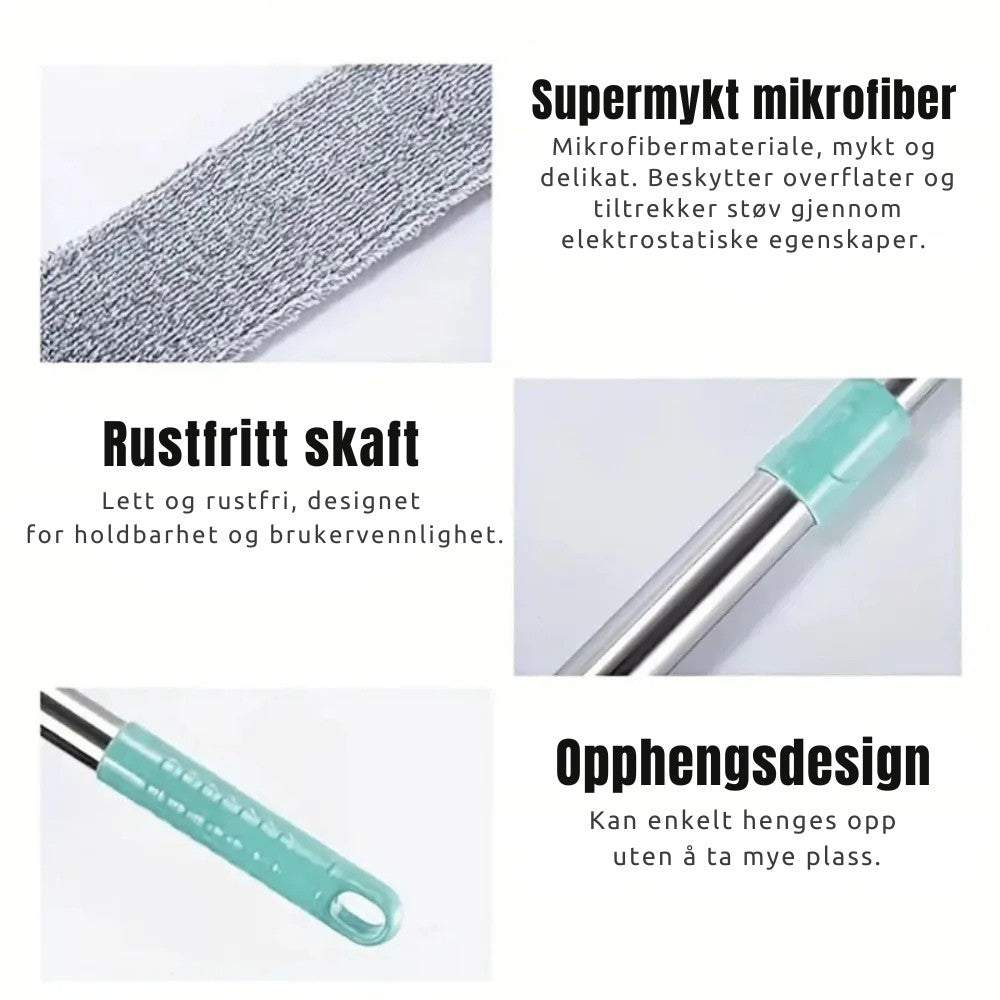 Stegvel DustReach™ støvbørste | +3 GRATIS støvkluter