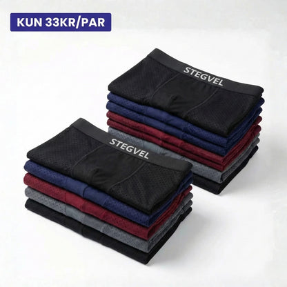 Stegvel® Bambus Boxers 5-Pack | Få 7 ekstra GRATIS