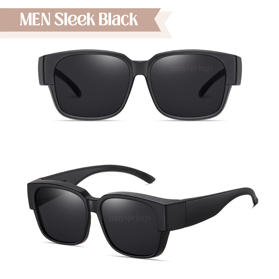 SnapShades™ Solbriller til bruk over vanlige briller