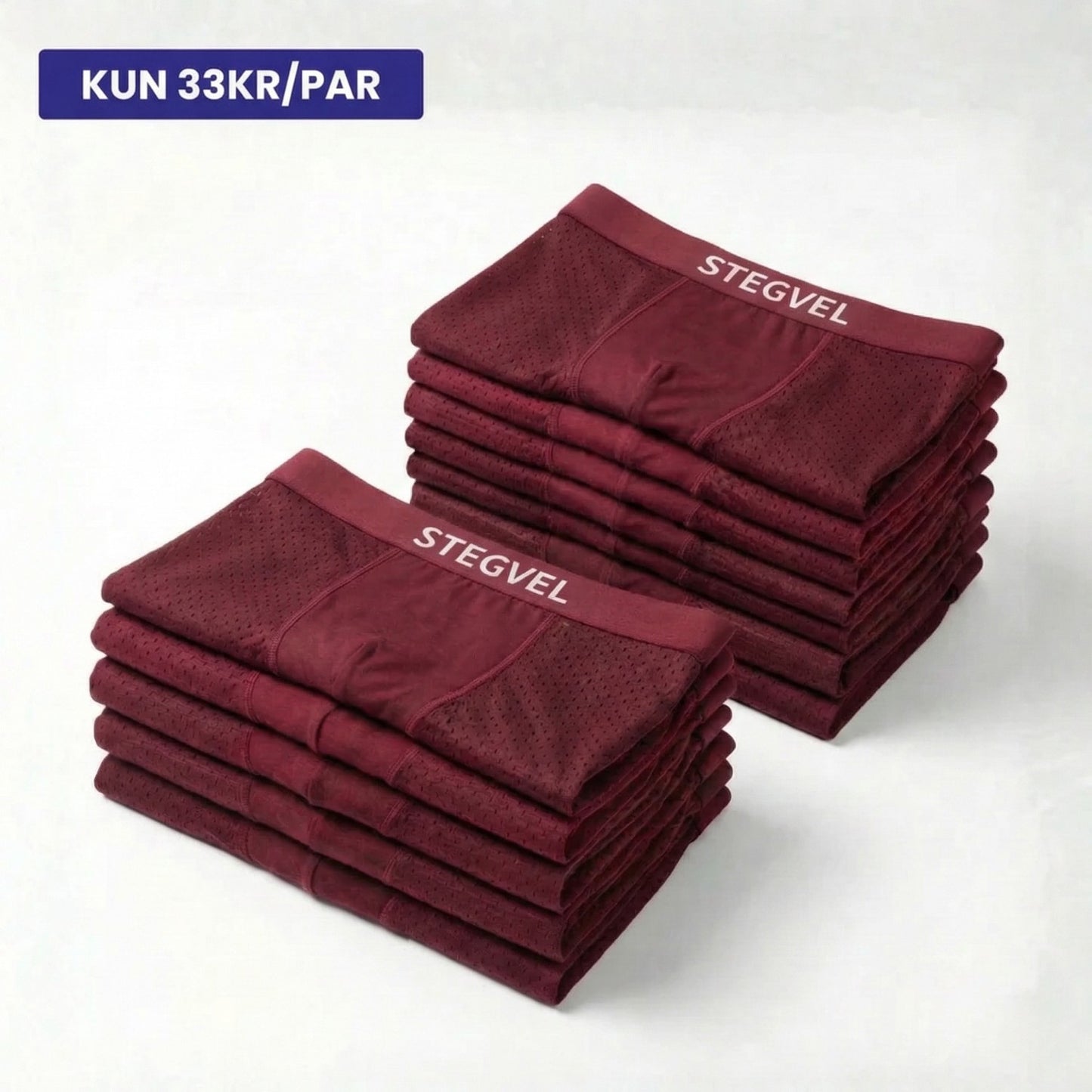 Stegvel® Bambus Boxers 5-Pack | Få 7 ekstra GRATIS