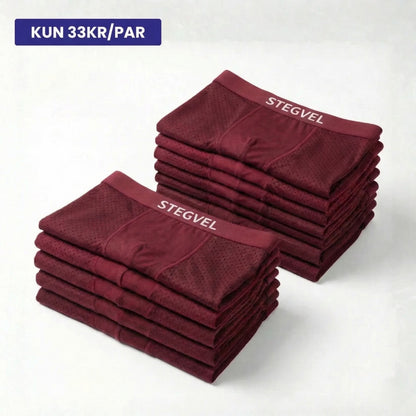 Stegvel® Bambus Boxers 5-Pack | Få 7 ekstra GRATIS