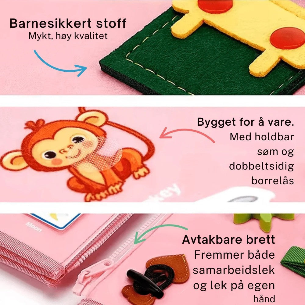 Stegvel™ Montessori aktivitetsbrett