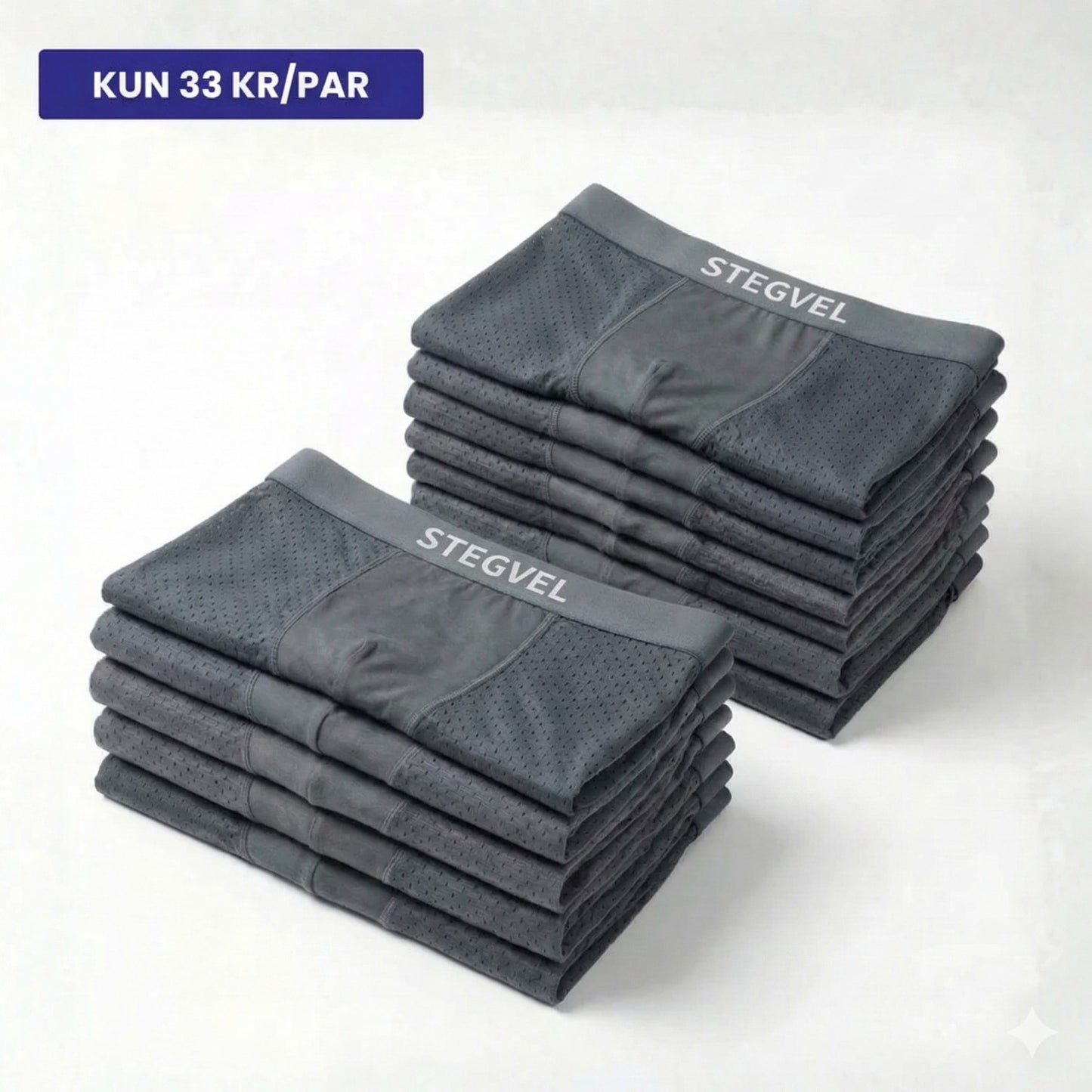 Stegvel® Bambus Boxers 5-Pack | Få 7 ekstra GRATIS
