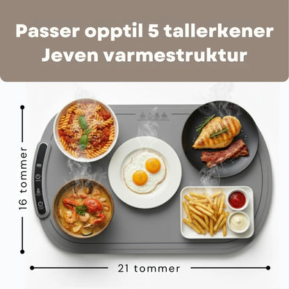 Matvarmer™ Elektrisk Oppvarmet Matteppe