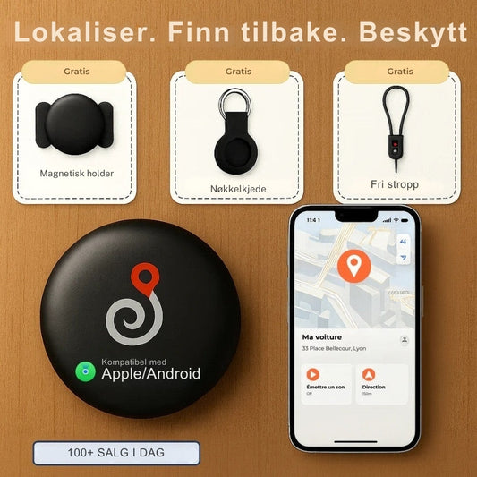 Nova™ GP90 | GPS-sporer uten abonnement (Android/Apple)