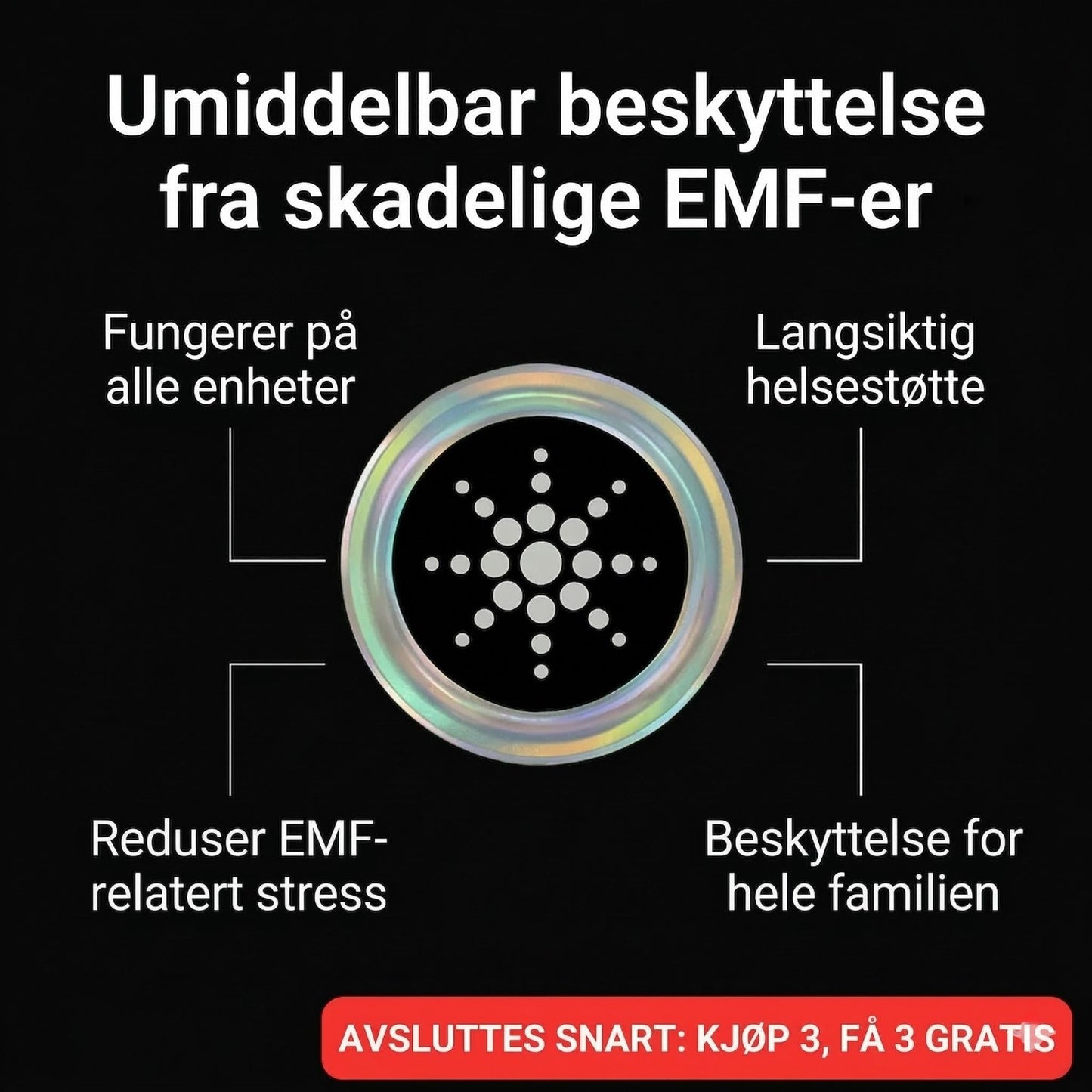 Stegvel EMF-beskyttelsesbrikker – Vårtilbud