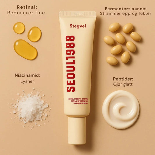 Stegvel – 4 % Retinal-liposom ansiktsbehandling