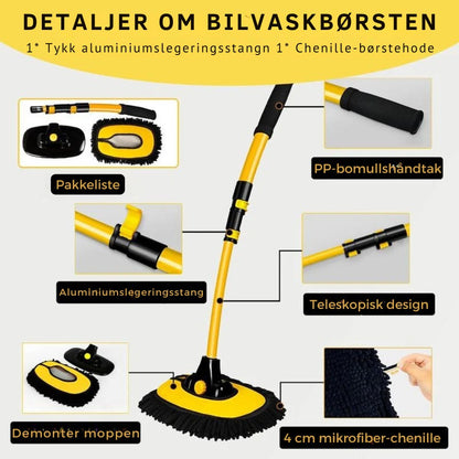 Stegvel™ Utvidbar bilvaskmopp