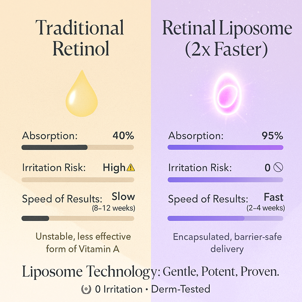 Serum: Retinal-liposom 2 % + Svart ginseng