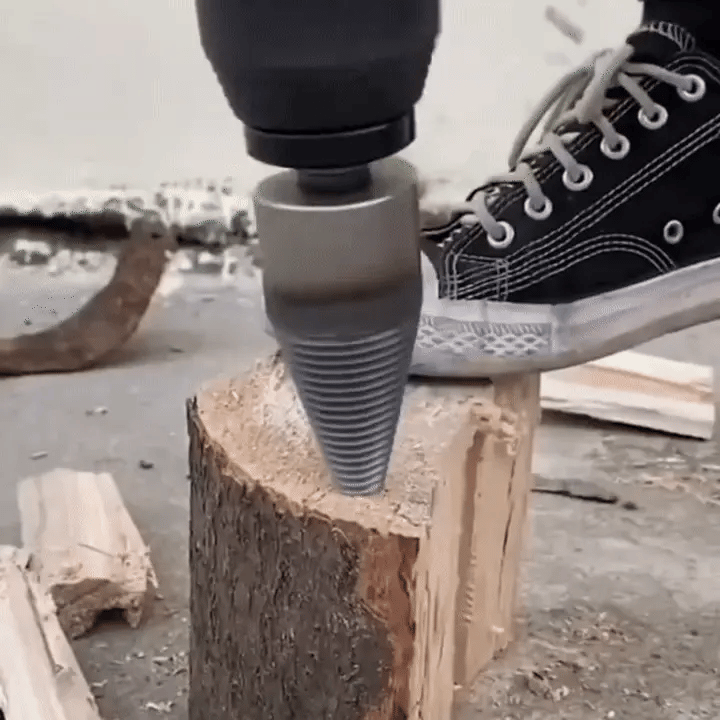 W70 PRO | PowerCone Vedkløyver for Drilltrekkere | Titan Splitting Cone