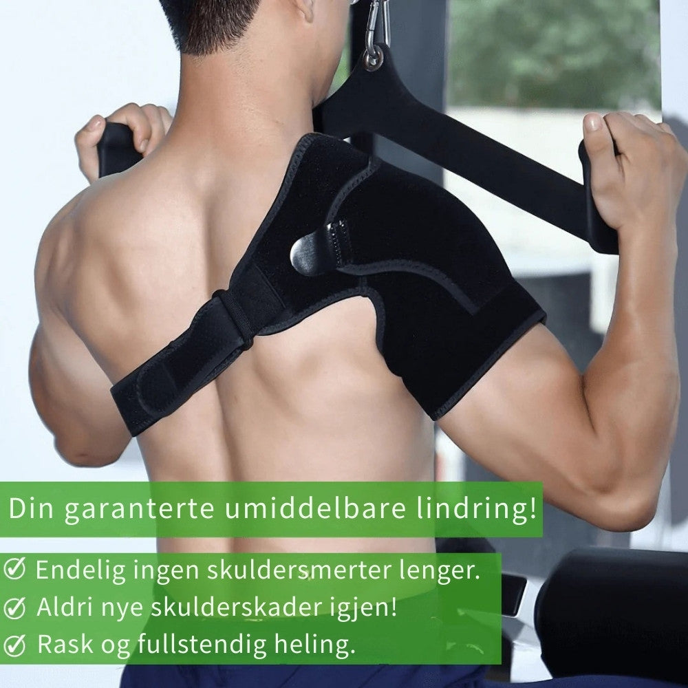 FlexiBrace™ – Skånsom skulderstøtte for umiddelbar smertelindring