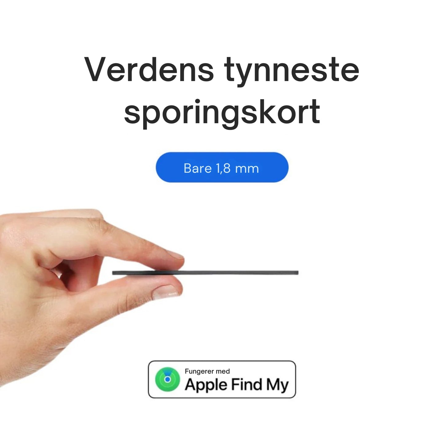 Ultra-slim Smart Sporings-kort for Lommebok & Reise