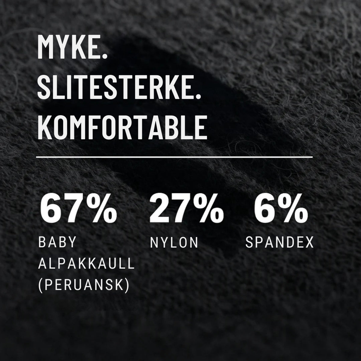 Nomade alpakka-sokker