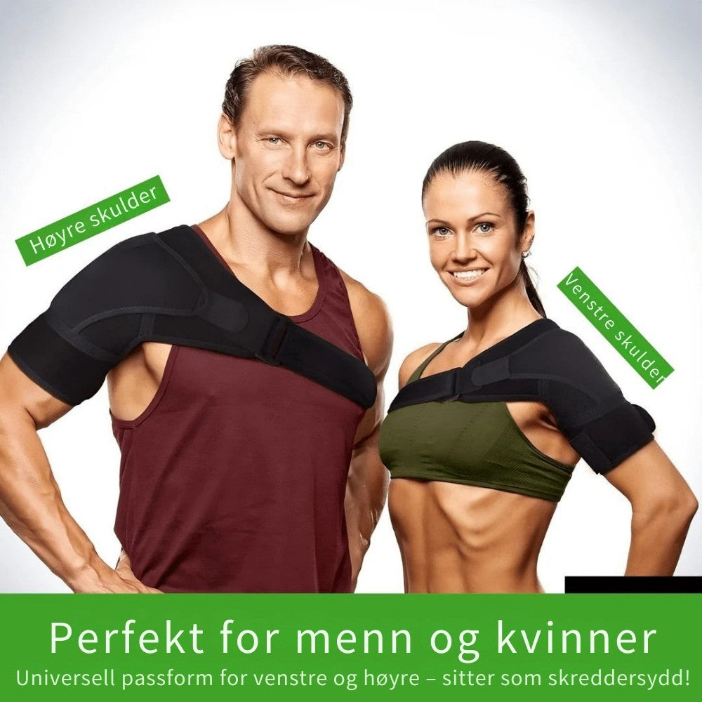 FlexiBrace™ – Skånsom skulderstøtte for umiddelbar smertelindring