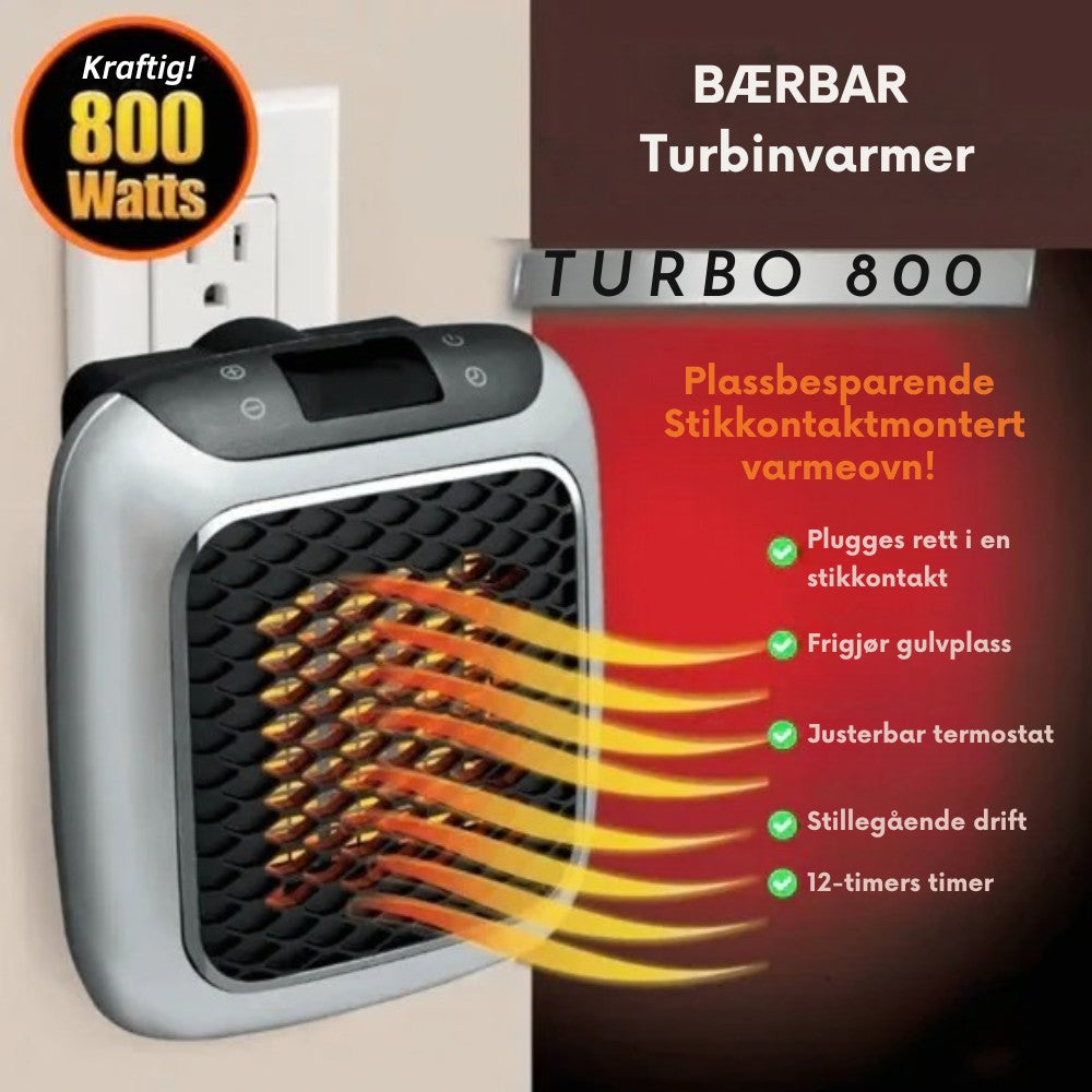 Stegvel Veggmontert Bærbar Varmeovn