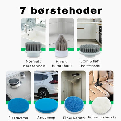 KraftRens™ Elektrisk Skrubb