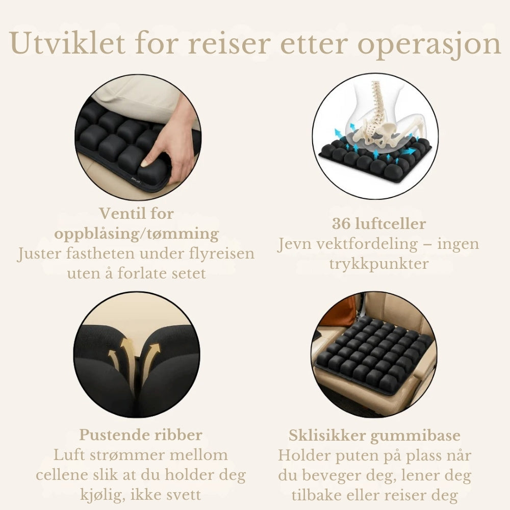 KomfortPluss™ støttepute etter kirurgi