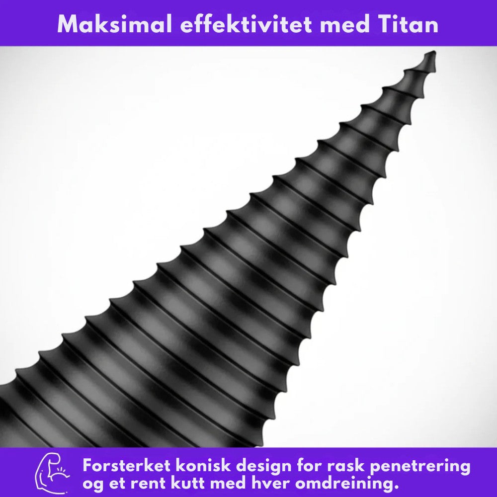 W70 PRO | PowerCone Vedkløyver for Drilltrekkere | Titan Splitting Cone