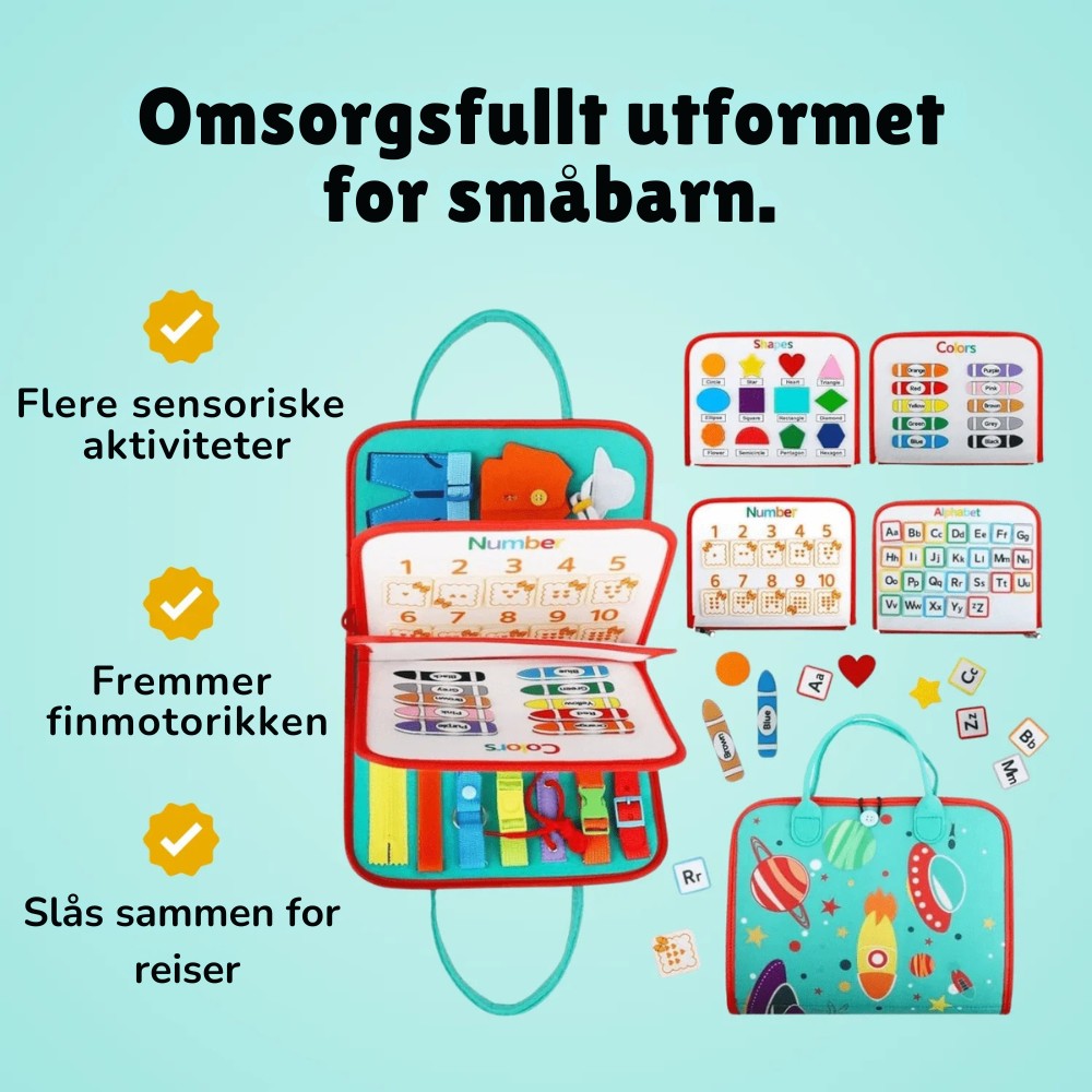 Stegvel™ Montessori aktivitetsbrett