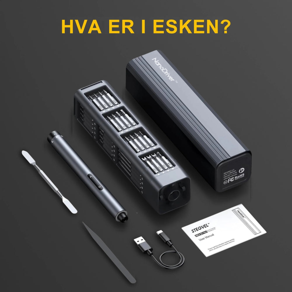 Stegvel™ Ultra Presis Elektrisk Skrutrekker