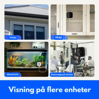 SAFESIGHT Smart AI Vindusmontert Sikkerhetskamera