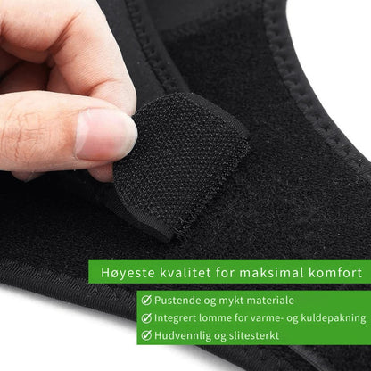 FlexiBrace™ – Skånsom skulderstøtte for umiddelbar smertelindring