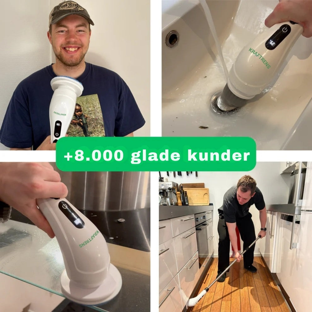 KraftRens™ Elektrisk Skrubb