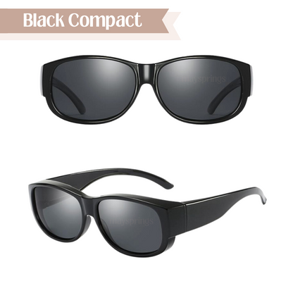 SnapShades™ Solbriller til bruk over vanlige briller