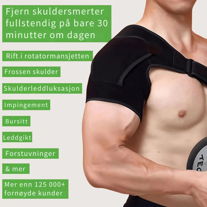 FlexiBrace™ – Skånsom skulderstøtte for umiddelbar smertelindring