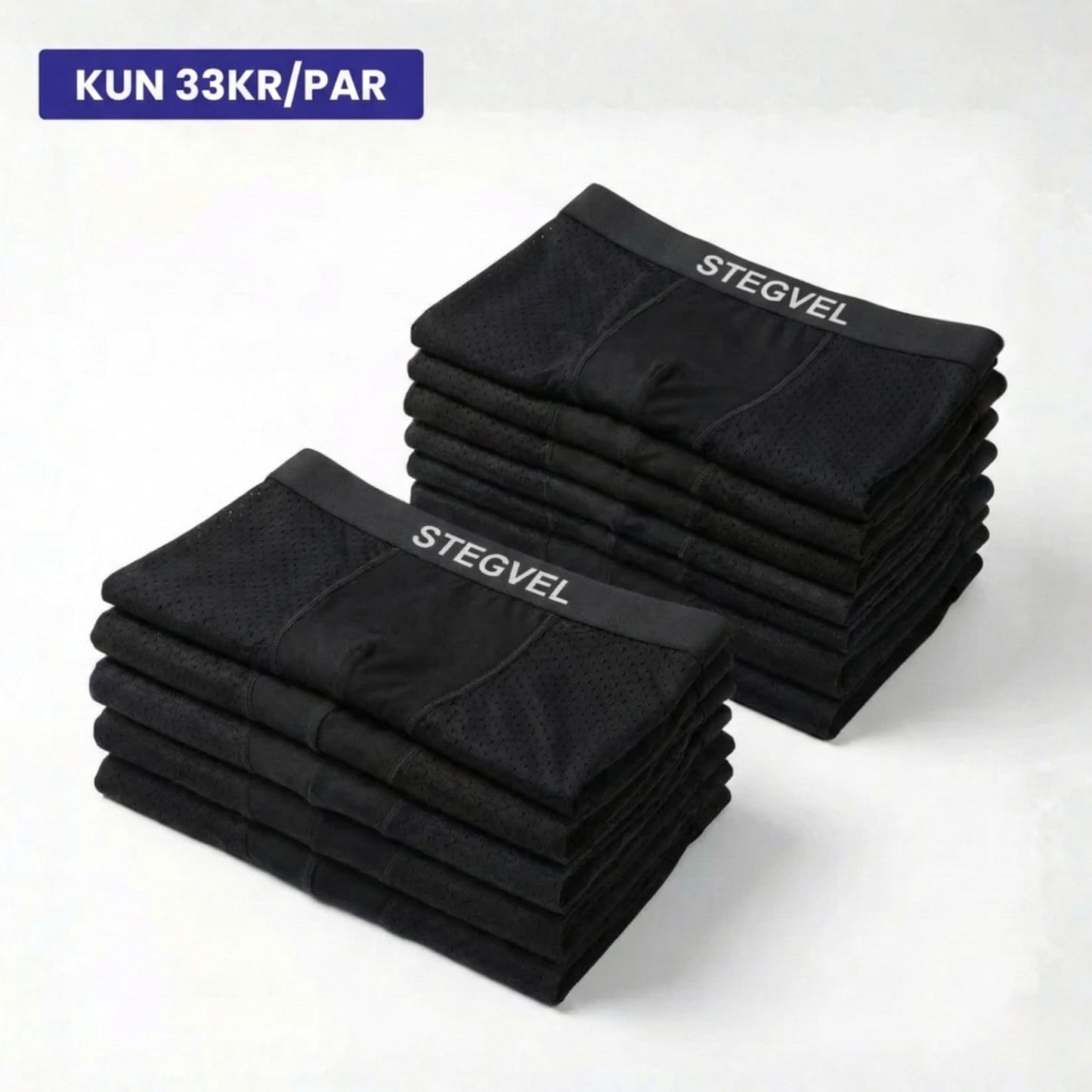 Stegvel® Bambus Boxers 5-Pack | Få 7 ekstra GRATIS