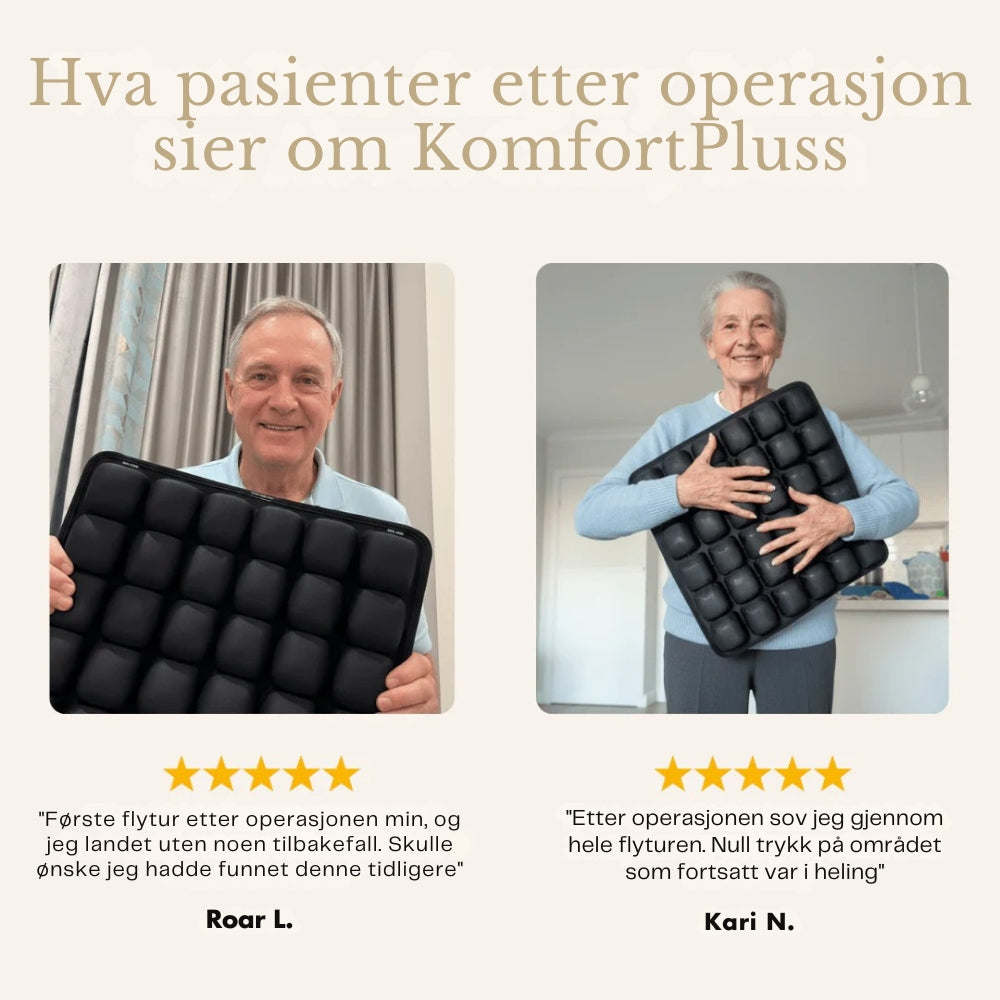 KomfortPluss™ støttepute etter kirurgi