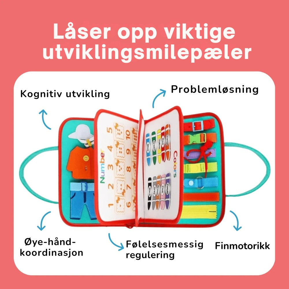 Stegvel™ Montessori aktivitetsbrett