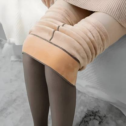 Stegvel™ Varmende Fleece-Tights med Høyt Liv