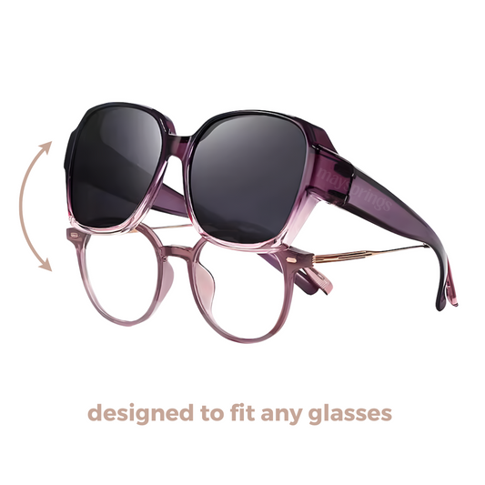 SnapShades™ Solbriller til bruk over vanlige briller