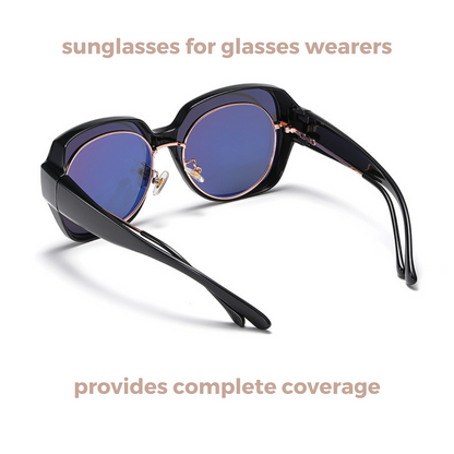 SnapShades™ Solbriller til bruk over vanlige briller